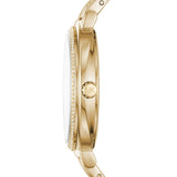 Michael Kors Cinthia Quartz Gold Dial Gold Steel Strap Watch For Women - MK3681 Authentic Buy Shop Now