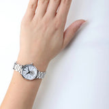 Michael Kors Portia Quartz Silver Dial Silver Steel Strap Watch For Women - MK3837 Authentic Buy Shop Now