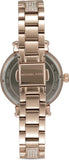 Michael Kors Sofie Quartz Rose Gold Dial Rose Gold Steel Strap Watch For Women - MK3882 Authentic Buy Shop Now