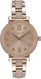 Michael Kors Sofie Quartz Rose Gold Dial Rose Gold Steel Strap Watch For Women - MK3882 Authentic Buy Shop Now