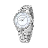 Michael Kors Lauryn Mother of Pearl Dial Silver Steel Strap Watch for Women - MK3900 Authentic Buy Shop Now