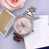 Michael Kors Sofie Quartz Rose Gold Dial Two Tone Steel Strap Watch For Women - MK3972 Authentic Buy Shop Now