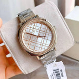 Michael Kors Nia Quartz Silver Dial Silver Steel Strap Watch For Women - MK3988 Authentic Buy Shop Now