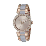 Michael Kors Delray Rose Gold Dial Two Tone Steel Strap Watch for Women - MK4319 Authentic Buy Shop Now