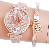 Michael Kors Sofie Quartz Crystals Crystals Rose Gold Dial Rose Gold Steel Strap Watch For Women - MK4336 Authentic Buy Shop Now