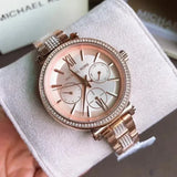 Michael Kors Sofie Quartz Rose Gold Dial Rose Gold Steel Strap Watch For Women - MK4354 Authentic Buy Shop Now