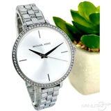 Michael Kors Charley Quartz Silver Dial Silver Steel Strap Watch for Women - MK4398 Authentic Buy Shop Now