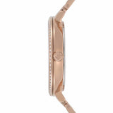 Michael Kors Charley Three-Hand Analog Rose Gold Dial Rose Gold Steel Strap Watch for Women - MK4400 Authentic Buy Shop Now