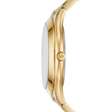 Michael Kors Runway Gold Dial Gold Steel Strap Watch For Women - MK4561 Authentic Buy Shop Now