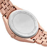 Michael Kors Harlowe Rose Gold Dial Rose Gold Steel Strap Watch For Women - MK4710 Authentic Buy Shop Now