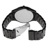 Michael Kors Slim Runway Analog Black Dial Black Steel Strap Watch For Women - MK4734 Authentic Buy Shop Now