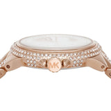 Michael Kors Camille Analog Silver Dial Rose Gold Steel Strap Watch for Women - MK4810 Authentic Buy Shop Now
