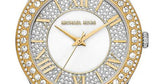 Michael Kors Harlowe Three-Hand Crystals White Dial Two Tone Steel Strap Watch for Women - MK4811 Authentic Buy Shop Now