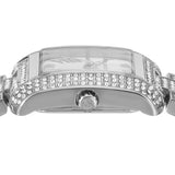 Michael Kors Emery Pave Double Wrap Crystals White Dial Silver Steel Strap Watch for Women - MK4836 Authentic Buy Shop Now