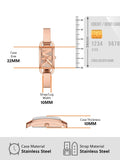 Michael Kors Empire Pavé Analog Rose Gold Dial Rose Gold Steel Strap Watch for Women - MK4858 Authentic Buy Shop Now