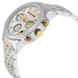 Michael Kors Ritz Chronograph White Dial Two Tone Steel Strap Watch for Women - MK5057 Authentic Buy Shop Now