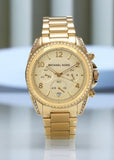 Michael Kors Runway Gold Dial Gold Steel Strap Watch for Women - MK5166 Authentic Buy Shop Now