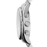Michael Kors Lexington Silver Dial Silver Steel Strap Watch for Women - MK5555 Authentic Buy Shop Now