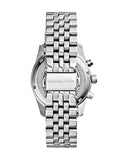 Michael Kors Lexington Chronograph Blue Dial Silver Steel Strap Watch For Women - MK5887 Authentic Buy Shop Now