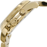 Michael Kors Runway Chronograph Gold Dial Gold Steel Strap Watch For Women - MK5698 Authentic Buy Shop Now