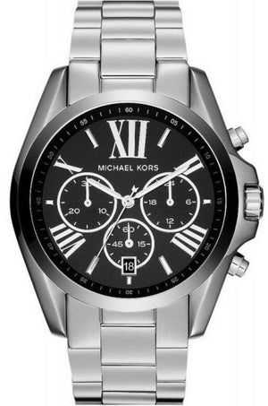 Michael Kors Bradshaw Black Dial Silver Steel Strap Watch for Men - MK5705 Authentic Buy Shop Now