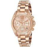 Michael Kors Bradshaw Chronograph Rose Gold Dial Rose Gold Steel Strap Watch for Women - MK5799 Authentic Buy Shop Now