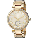 Michael Kors Skylar Gold Dial Gold Steel Strap Watch for Women - MK5867 Authentic Buy Shop Now