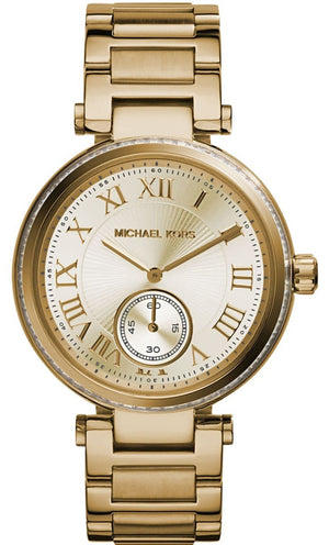 Michael Kors Skylar Gold Dial Gold Steel Strap Watch for Women - MK5867 Authentic Buy Shop Now
