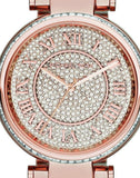 Michael Kors Skylar Rose Gold Dial Rose Gold Steel Strap Watch for Women - MK5868 Authentic Buy Shop Now