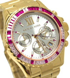 Michael Kors Everest Chronograph Gold Dial Gold Steel Strap Watch for Women - MK5871 Authentic Buy Shop Now