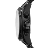Michael Kors Bradshaw Chronograph Black Dial Black Steel Strap Watch For Women - MK6058 Authentic Buy Shop Now