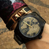 Michael Kors Layton Pave Black Dial Black Steel Strap Watch for Women - MK6091 Authentic Buy Shop Now