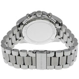 Michael Kors Bradshaw Chronograph Blue Dial Silver Steel Strap Watch For Women - MK6099 Authentic Buy Shop Now