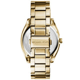 Michael Kors Byrn Quartz Gold Dial Gold Steel Strap Watch For Women - MK6134 Authentic Buy Shop Now