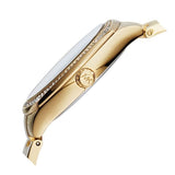 Michael Kors Byrn Quartz Gold Dial Gold Steel Strap Watch For Women - MK6134 Authentic Buy Shop Now