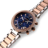 Michael Kors Parker Blue Dial Two Tone Steel Strap Watch for Women - MK6141 Authentic Buy Shop Now
