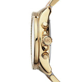Michael Kors Wren Diamonds Gold Dial Two Tone Steel Strap Watch for Women - MK6157 Authentic Buy Shop Now