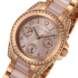 Michael Kors Blair Rose Gold Dial Two Tone Steel Strap Watch for Women - MK6175 Authentic Buy Shop Now