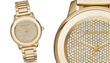 Michael Kors Kinley Gold Dial Gold Steel Strap Watch for Women - MK6209 Authentic Buy Shop Now