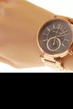 Michael Kors Sawyer Rose Gold Dial Rose Gold Steel Strap Watch for Women - MK6226 Authentic Buy Shop Now