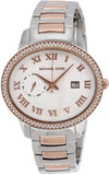 Michael Kors Whitley Analog White Dial Two Tone Steel Strap Watch For Women - MK6228 Authentic Buy Shop Now