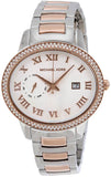 Michael Kors Whitley Analog White Dial Two Tone Steel Strap Watch For Women - MK6228 Authentic Buy Shop Now