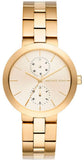 Michael Kors Garner Quartz Gold Dial Gold Steel Strap Watch For Women - MK6408 Authentic Buy Shop Now