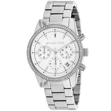 Michael Kors Ritz Silver Dial Silver Steel Strap Watch for Women - MK6428 Authentic Buy Shop Now