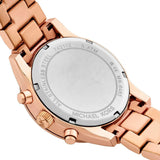 Michael Kors Ritz Chronograph Rose Gold Dial Rose Gold Steel Strap Watch For Women - MK6485 Authentic Buy Shop Now