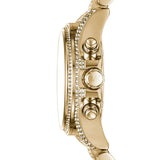 Michael Kors Mini Bradshaw Crystals Gold Dial Gold Steel Strap Watch For Women - MK6494 Authentic Buy Shop Now