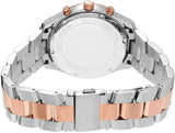 Michael Kors Blair Quartz Analog Rose Gold Dial Two Tone Steel Strap Watch For Women - MK6498 Authentic Buy Shop Now