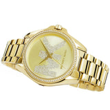 Michael Kors Bradshaw Quartz Gold Dial Gold Steel Strap Watch For Women - MK6555 Authentic Buy Shop Now