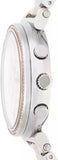 Michael Kors Sofie Chronograph Quartz White Dial Two Tone Steel Strap Watch For Women - MK6558 Authentic Buy Shop Now