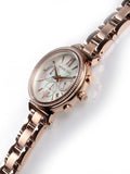 Michael Kors Sofie Chronograph Mother of Pearl White Dial Rose Gold Steel Strap Watch For Women - MK6576 Authentic Buy Shop Now